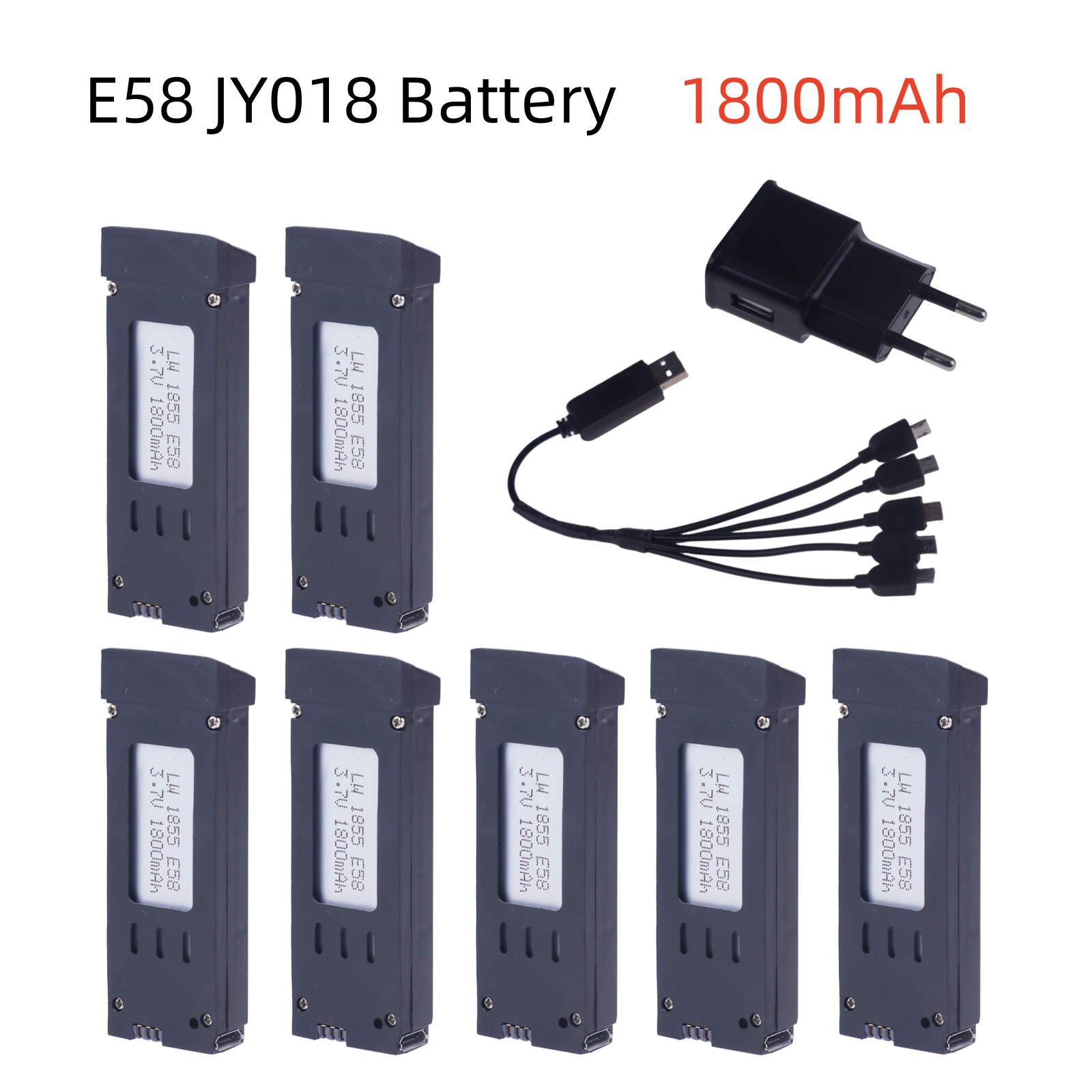 แบตเตอรี่ลิเธียมโดรนอาร์ซี3.7V - Eachine Drone E58 บทวิจารณ์และราคา
