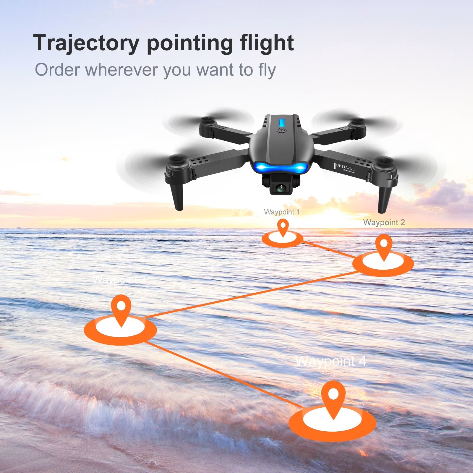 โดรนพับได้รุ่น E88PRO MAX ปี 2 - Drone Controller Screen บทวิจารณ์และราคา