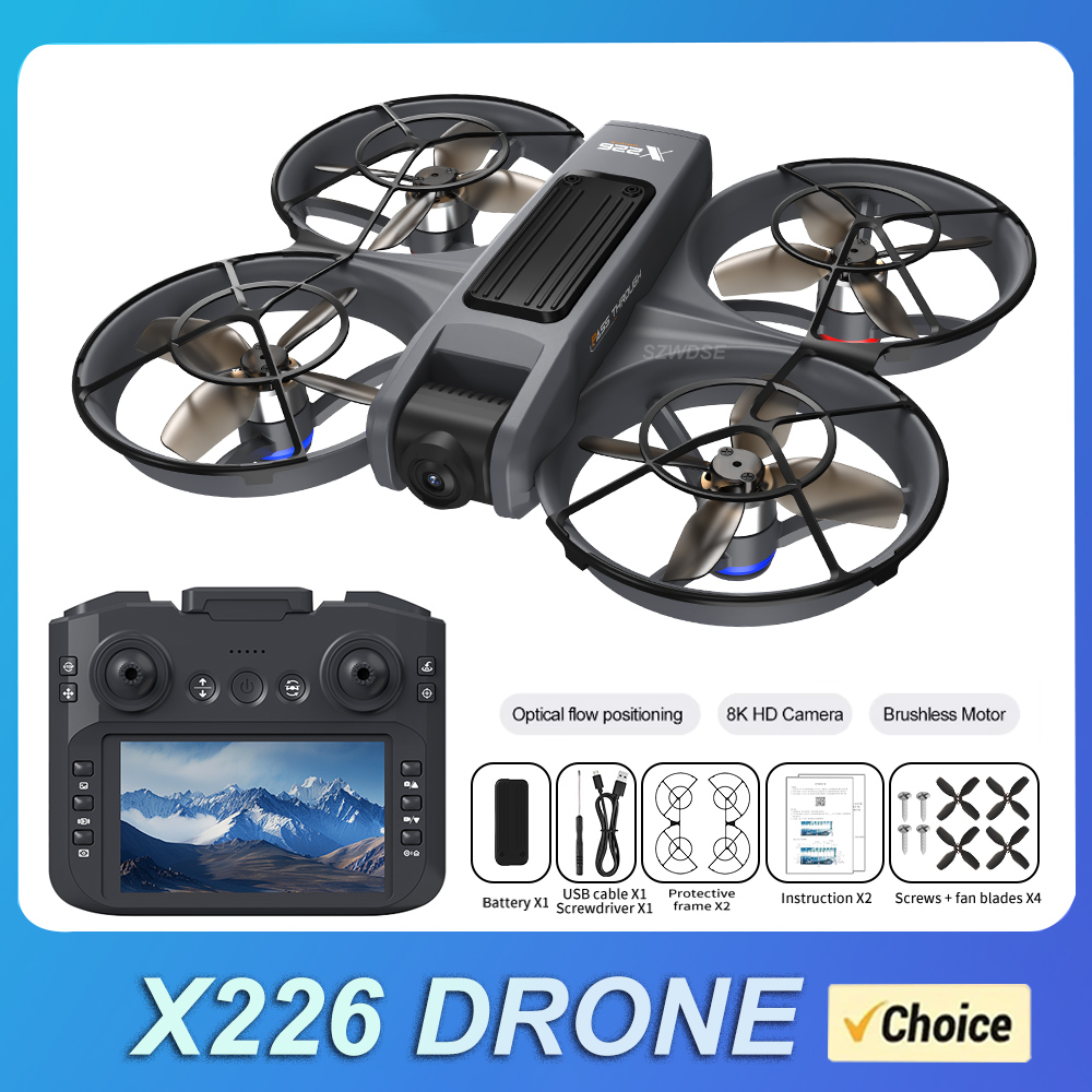 โดรนรุ่นใหม่ X226 RC 2.4G 5G W - Drone Controller Screen บทวิจารณ์และราคา
